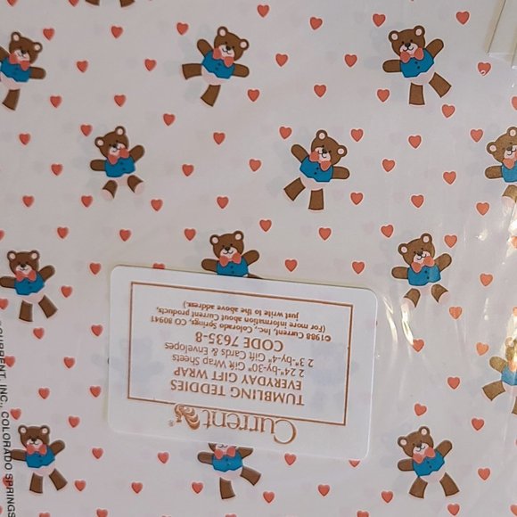 1980's Vintage Gift Wrap - Picture 8 of 9